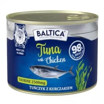 BALTICA Excellent tuncis ar vistu - mitrā kaķu barība - 185g