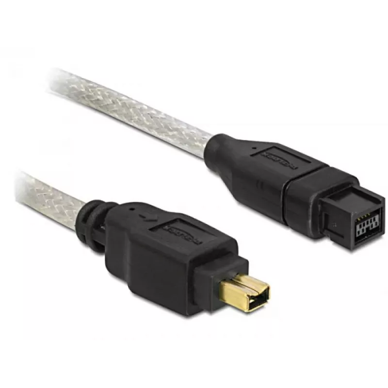 FireWire A/B kabelis DeLOCK 82588 1,0 m pelēks