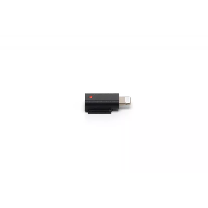 Audio adapter DJI Mic 3 Mobile Phone Adapter (Lightning) — Lightning savienojums, melns, Apple mobilajām ierīcēm