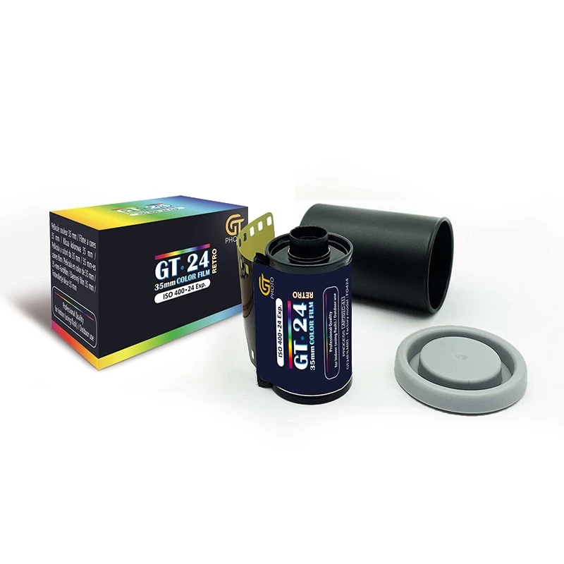 35mm fotofilma GT Photo GT24FILMRT Retro – 35mm formāts, krāsu negatīvā filma
