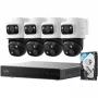 NVR drošības videoreģistrators Eufy S4 Max — 8 kanālu, 4K (3840×2160), HDD 2 TB (līdz 16 TB), melna/pelēka/balta