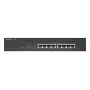 Lancom GS-1208P, Nepārvaldāms, Gigabit Ethernet (10/100/1000), Power over Ethernet (PoE), Uzstādāms statīvā, 1U
