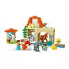 Konstrukciju rotaļlieta LEGO DUPLO Lauku dzīvnieku aprūpes komplekts 10416 — 74 gabali, 2 minifigūras, vecumam no 2 gadiem
