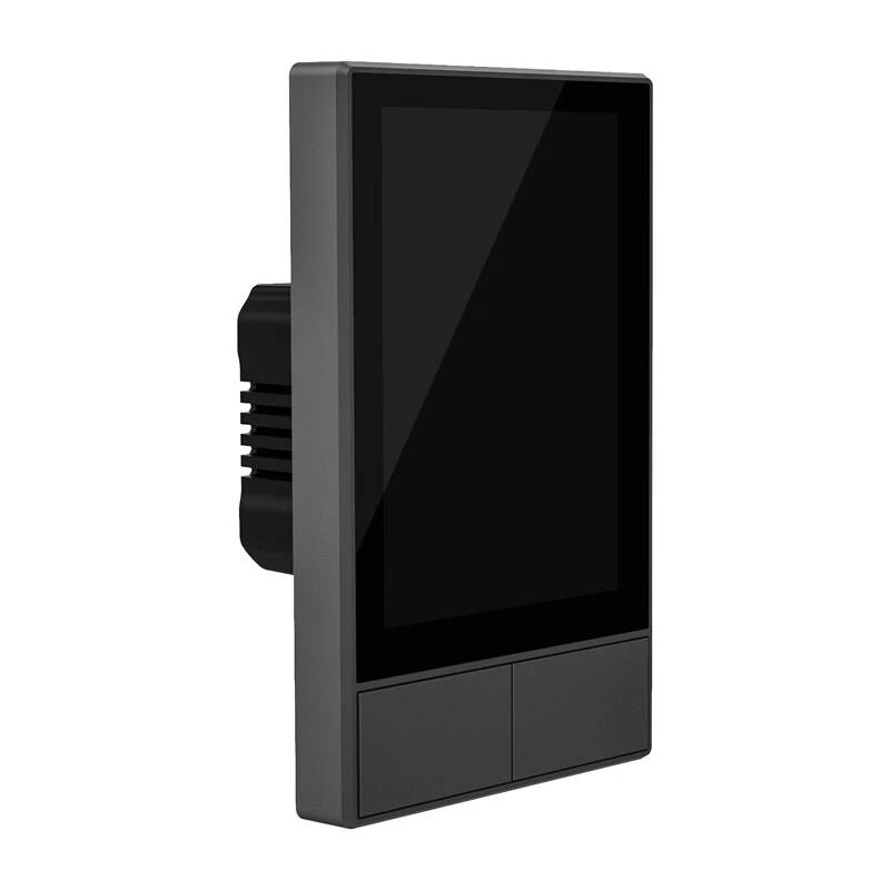 Pie sienas stiprināms viedais Wi‑Fi vadības panelis Sonoff NSPanel melns 120 mm
