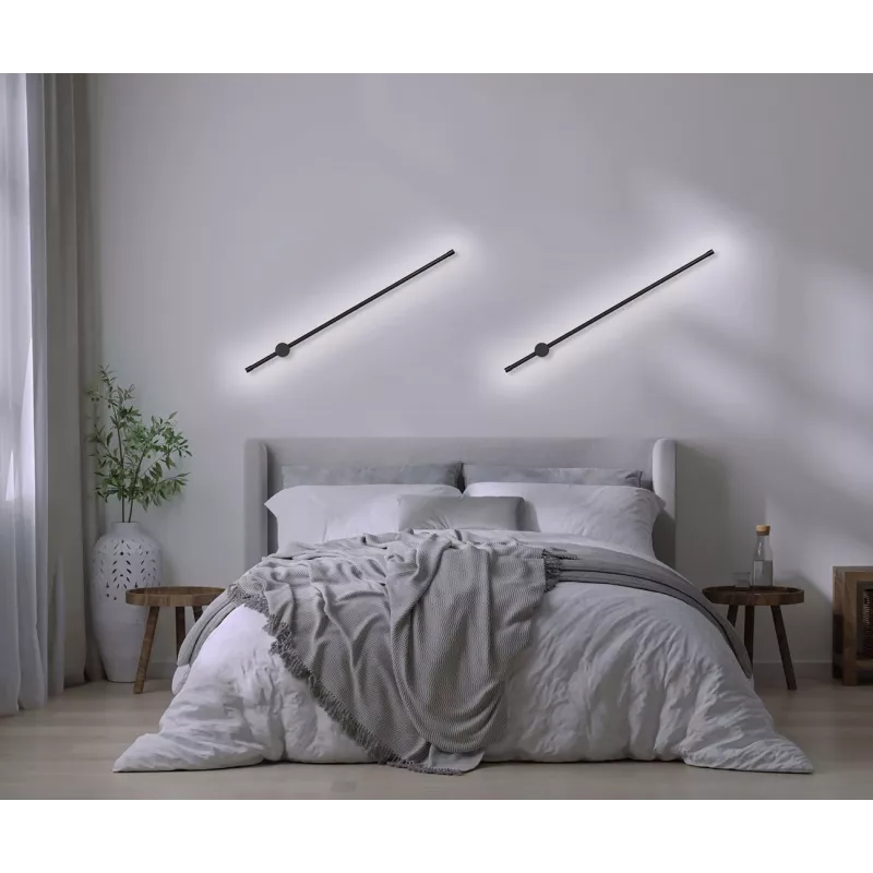 Activejet LED sienas lampa AJE-HILTON melna NW