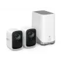 Eufy Security S300 EufyCam 3C 2-Cam Kit drošības kamera āra bezvadu, 4K kamera, paplašināma vietējā krātuve līdz 16TB, sejas atpazīšanas AI
