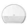 Papīra dvieļu dozators Tork Mini Jumbo Roll 132×345×275 mm, balts, MPN 555000