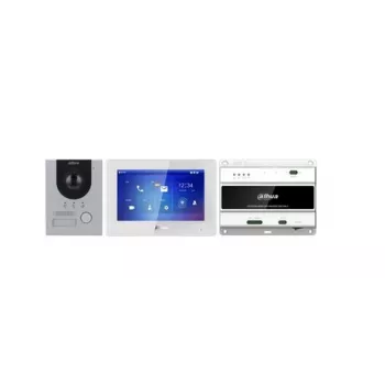 Video domofona komplekts DAHUA KTD01(F) 2 vadu krāsu displejs