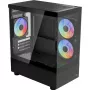 Mikro/Mini-ITX datora korpuss AEROCOOL Geh Viewport Mini-G-BK-v4 ARGB melns