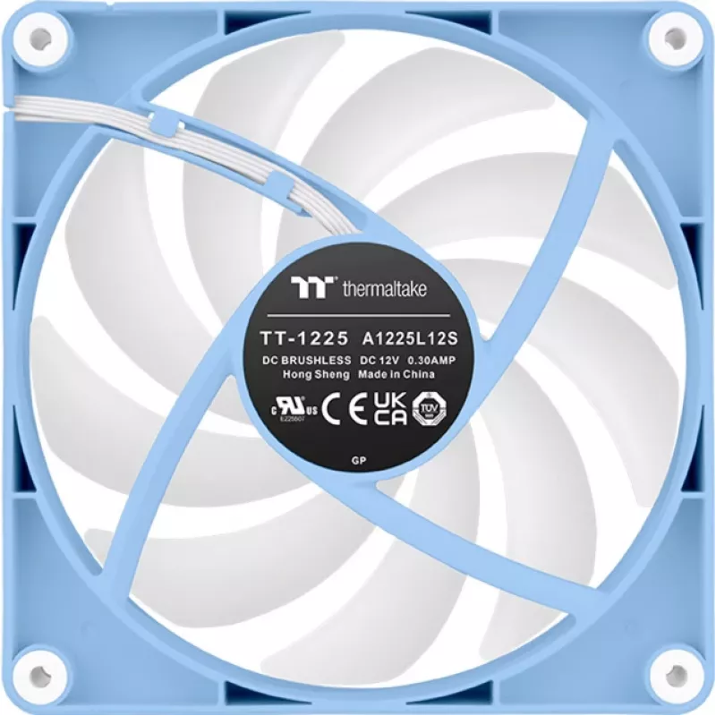 Thermaltake CT120 Reverse ARGB 120 mm korpusa ventilatori, Hortenzijas zils, 2 komplektā