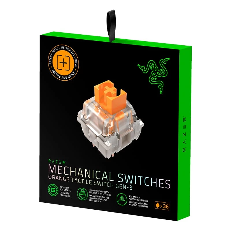Key Switch Razer RC21-02040300-R3M1 oranža Transparent 36 pcs