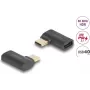 USB adapteris DELOCK 60245 40 Gbps USB Type-C PD 3.1 240 W leņķa