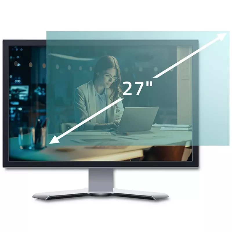 Qoltec 51049 Zilās gaismas filtrs 27 | 16:9 | Acu aizsardzība | Pretatspīdums