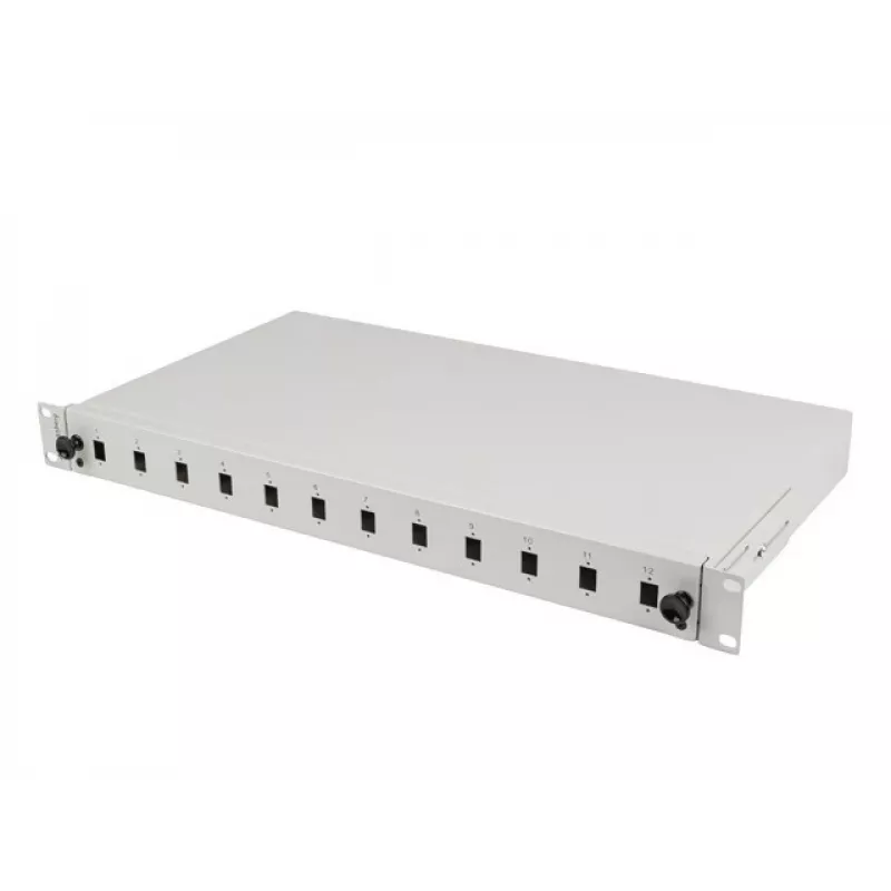 Plāksteru panelis Lanberg FOP1-12SS-LDS Pelēks ABS Tērauds 19 collas