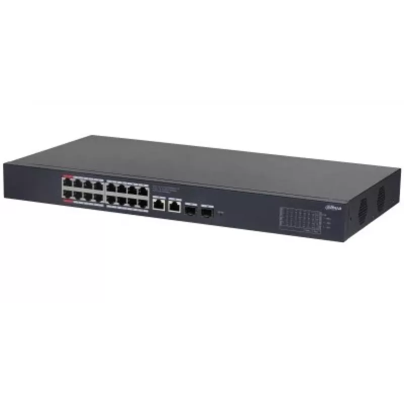 Dahua Technology CS4220-16GT-135 tīkla slēdzis Pārvaldāms L2 Gigabit Ethernet (10/100/1000) Power over Ethernet (PoE) Melns