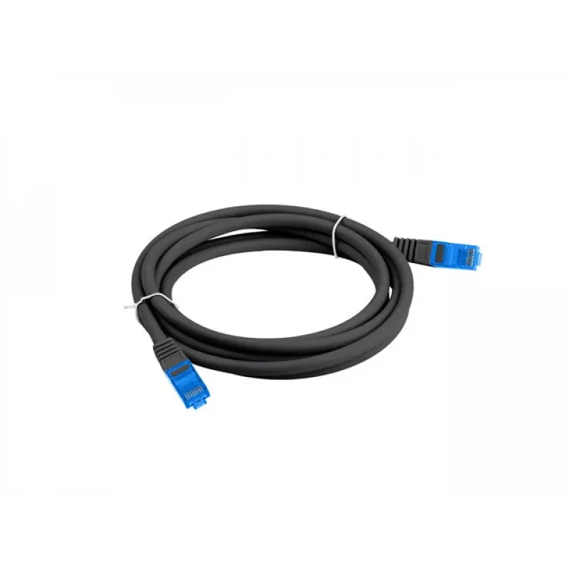 Tīkla kabelis LANBERG PCF6A-10CC-0150-BK Cat6a S/FTP RJ-45 1,5 m Melns