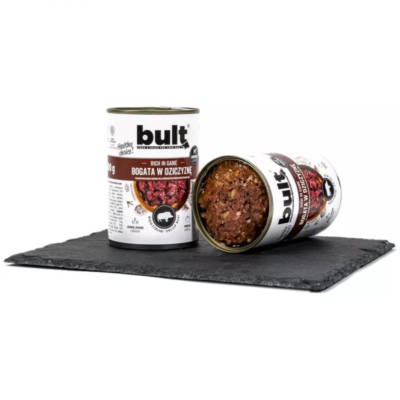 BULT Bagāts ar medījumiem - Mitrā suņu barība - 800 g