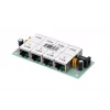 PoE injektors Extralink 4-portu 4x 100Mb/s RJ45, Fast Ethernet, 48 V, bez korpusa