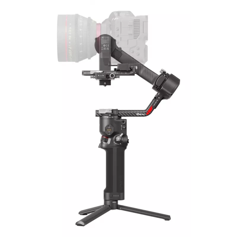 Rokas kameras stabilizators DJI RS 4 Pro Combo Melns Oglekļa šķiedra 13h akumulators