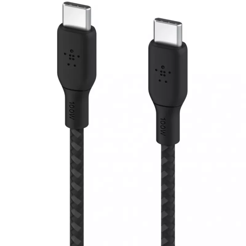 USB kabelis Belkin CAB014bt3MBK 3m USB C melns USB 2.0