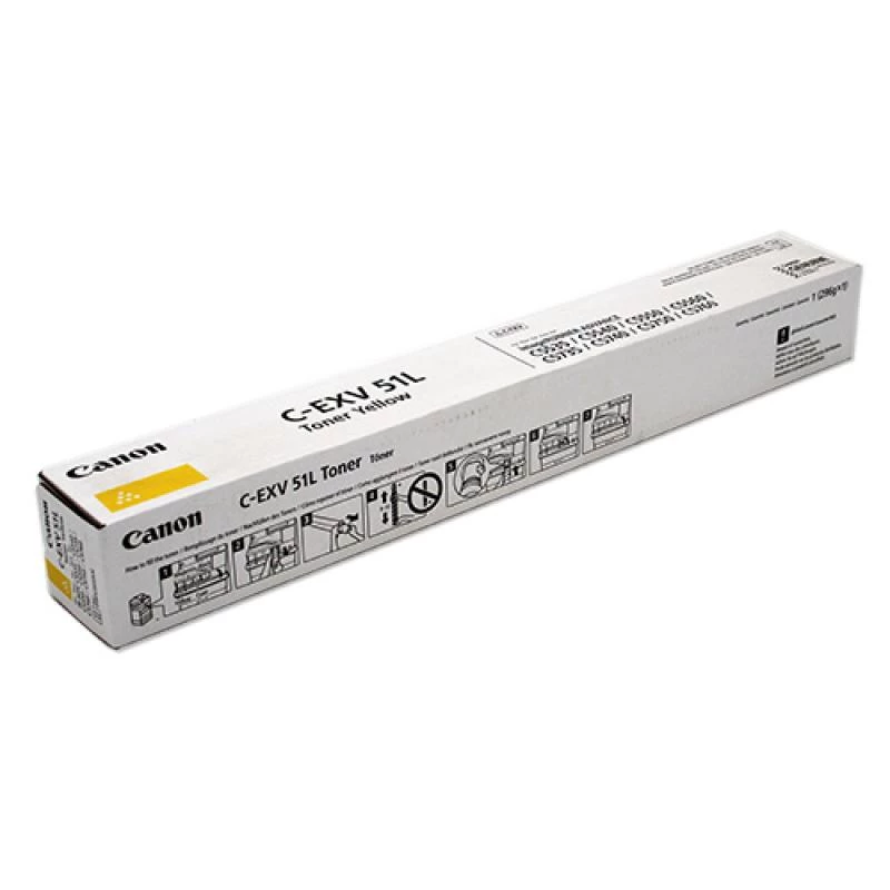 Canon C-EXV51 tonera kasetne Oriģināls dzeltena