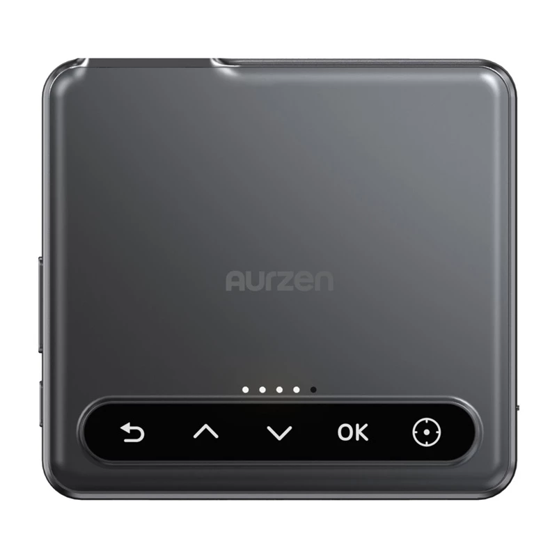 Projektors Aurzen AURZEN Zip Projector (pelēks) — pārnēsājams mājas/biznesa projektors
