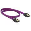 SATA kabelis DeLOCK 83691 0,5 m SATA 7-pin violets