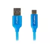 USB 2.0 kabelis LANBERG CA-USBO-21CU-0010-BL — USB A uz USB C, 1 m, zils