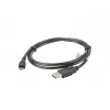 Lanberg CA-USBM-10CC-0010-BK USB kabelis USB 2.0 1 m Micro-USB B USB A Melns