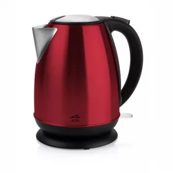 ETA | Tējkanna | 359090010 | Standarta | 2200 W | 1,7 L | Nerūsējošais tērauds | 360° rotējoša pamatne | Sarkana