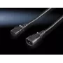 Strāvas kabelis Rittal DK 7200.215 Melns 1.8 m C14 C13