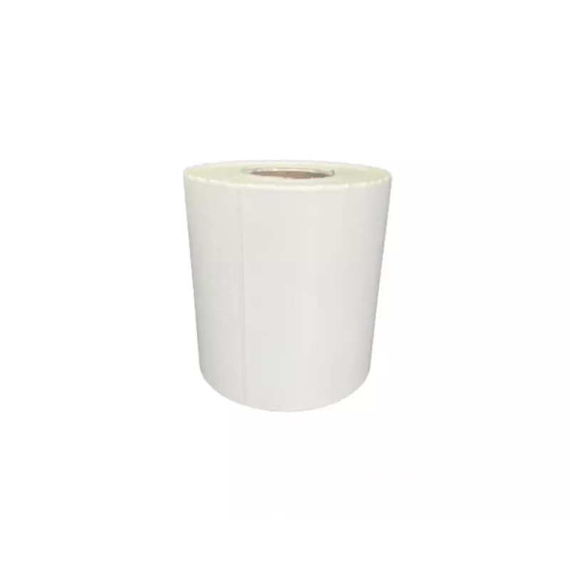 Termoetiķetes BESTPAK 60 x 40 mm, tiešā termiskā, HotMelt līme, 1000 etiķešu rullī, baltas