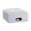 LANBERG Outlet Box RJ-45 Cat6 OU6-0002-W balta, 2 ligzdas, 30×54×57 mm