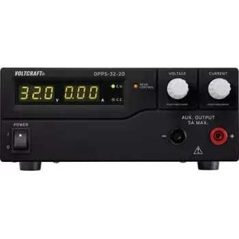 VOLTCRAFT laboratorijas barošanas bloks, regulējams DPPS-32-20 1–32 V/DC 0–20 A 640 W USB programmējams izeju skaits 1 x (DPPS-32-20)