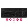 CHERRY KC 1000 tastatūra mājas USB Šveices melna