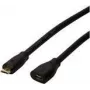Logilink - USB pagarinātāja kabelis - Micro-USB Type B (M) uz Micro-USB Type B (W) - USB 2.0 - 3 m - Melns (CU0124)