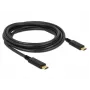 USB kabelis DeLOCK 83325 USB 2.0 3m USB C melns