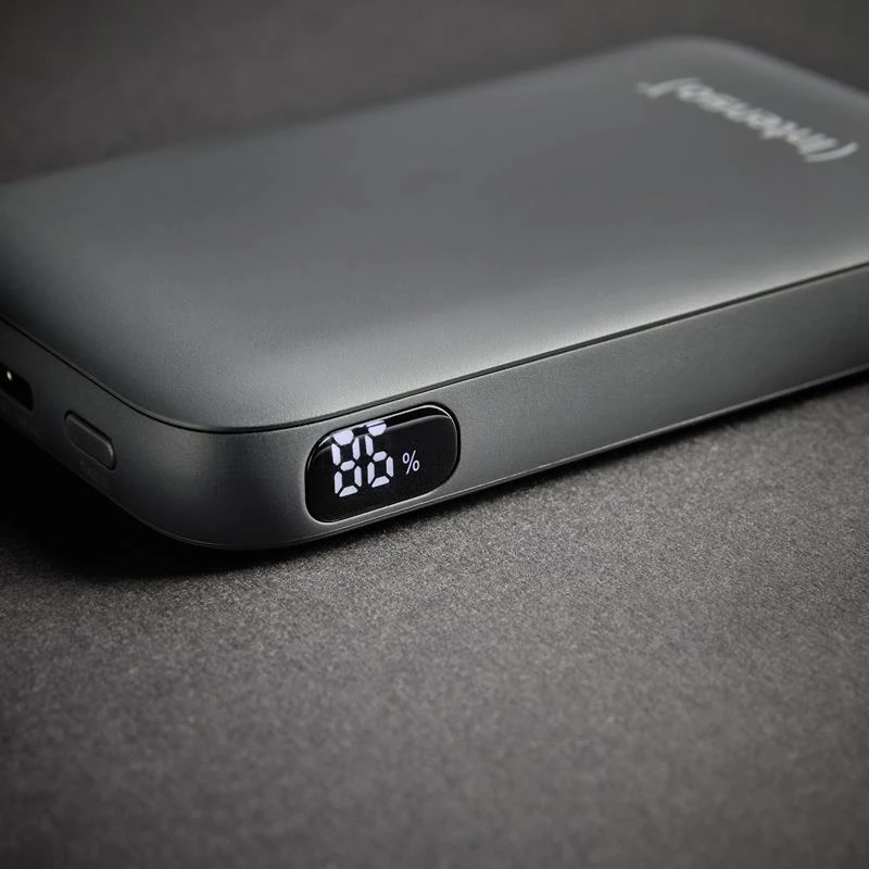 Ārējais akumulators USB 10000MAH/pelēka S10000 7333034 Intenso