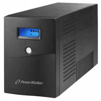 Nepārtrauktās barošanas avots PowerWalker VI 3000 SCL FR 3 kVA / 1,8 kW, Line-Interactive, 4x E tipa kontaktligzdas, 18 Ah akumulators (2×12 V)