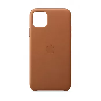 Apple - Mobilā tālruņa maciņš - āda, apstrādāts alumīnijs - seglu brūns - iPhone 11 Pro Max (MX0D2ZM/A)