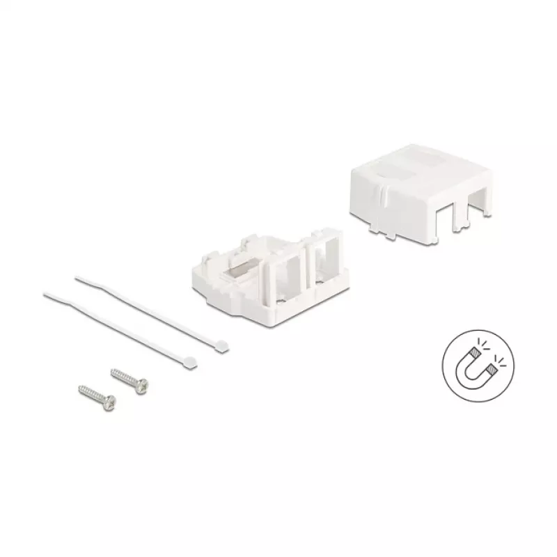 Iespiežams rāmis DeLOCK 85843 plastmasa balts 545x573x324 mm