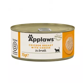 APPLAWS vistas krūtiņa ar sieru - mitrā kaķu barība - 70g