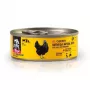 Mitrā kaķu barība 3coty Chicken Cheers 75 g — pilnvērtīga mitrā barība pieaugušiem kaķiem, porciju paciņa, 12 % olbaltumvielu, 7,5 % tauku, 80 % mitruma