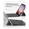 inateck Klaviatūra Surface pelēka, Sureface GO 1-4 Com. QWERTZ
