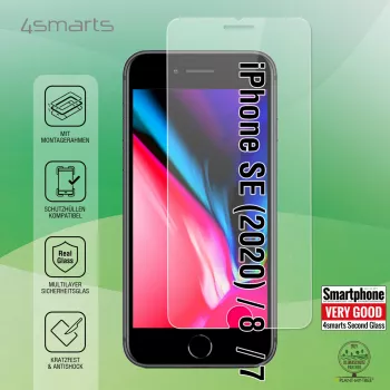 Ekrāna aizsargs 4smarts 456348 Apple iPhone SE (2020) / 8 / 7
