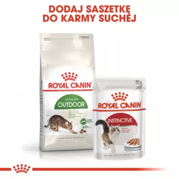 Sausā kaķu barība Royal Canin Active Life Outdoor 4 kg — pieaugušiem, mājputnu, 30% proteīna, 20% tauku