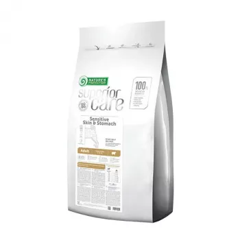 Sausā suņu barība nature’s protection Superior Care Skin & Stomach Adult Small Lamb 10 kg — mazo šķirņu pieaugušiem suņiem