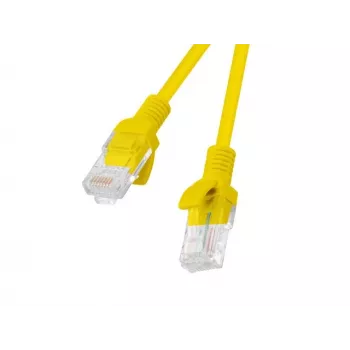 PATCHCORD Cat.5E UTP 2M Dzeltens FLUKE PASSED LANBERG 10-PACK
