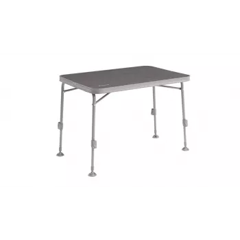 Galds Outwell Coledale M pelēka — alumīnija virsma un rāmis, 680×1000 mm, augstums 56 cm