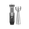 Rokas iegremdējamais blenderis LAFE BRK-003A, 800 W, melns/sudrabains, nerūsējošā tērauda asmens, 0,6 L bļoda, 0,5 L krūze